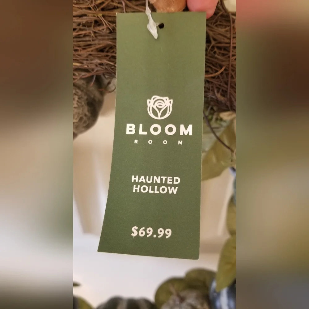 Pumpkin Wreath - Green